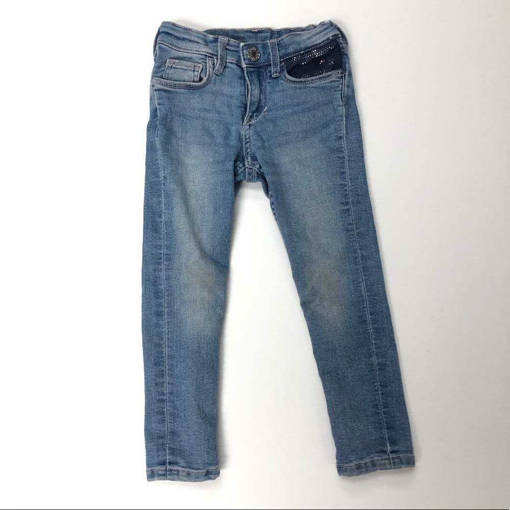 H&M Girls Jeans Toddler 2-3T skinny Fit Denim